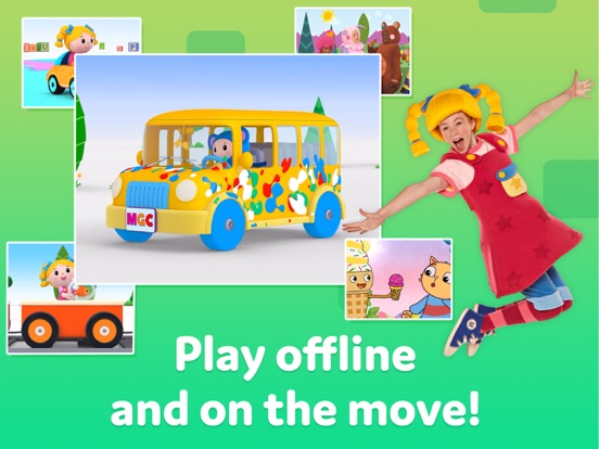 Mother Goose Club App screenshot — interactive book